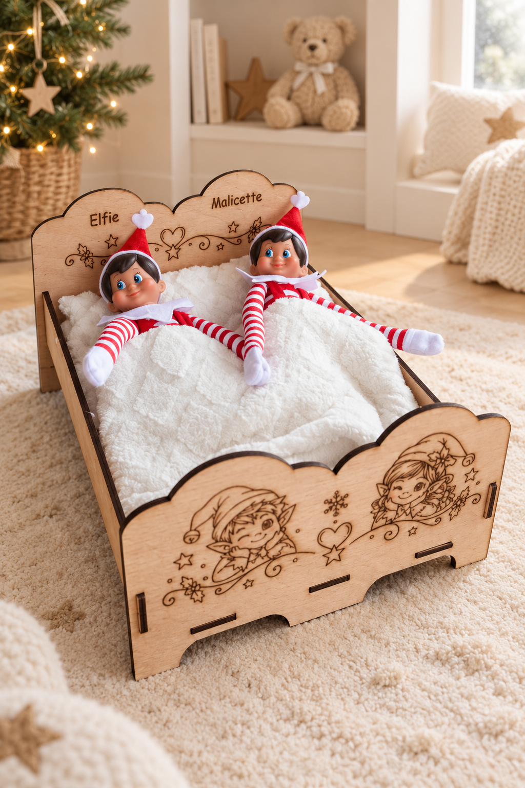 Petit lit personnalisé pour vos lutins farceurs