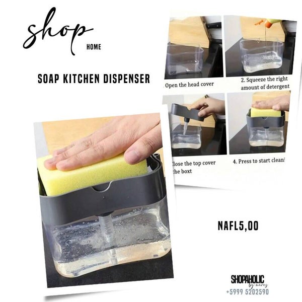 Soap kitchen dispenser