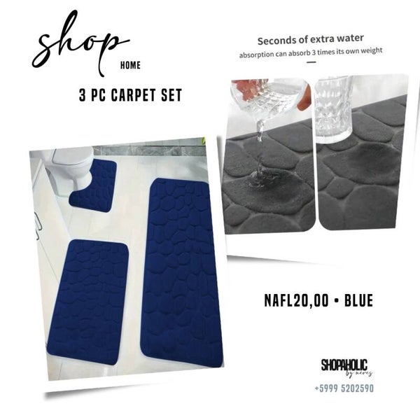 3 pc carpet set