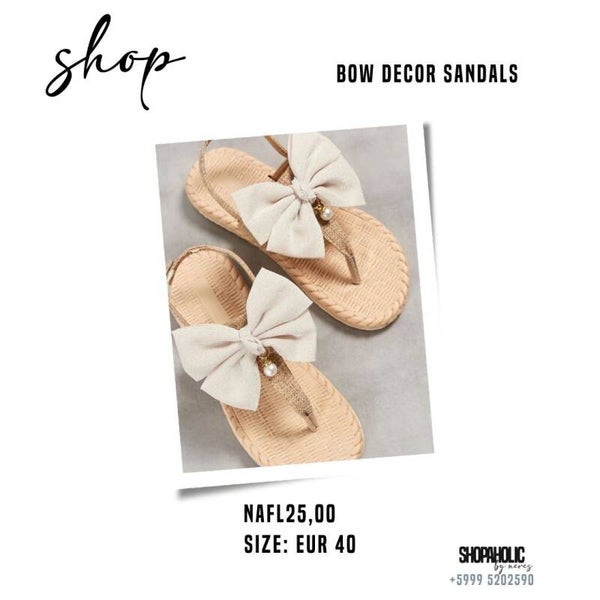 Bow Decor Sandals
