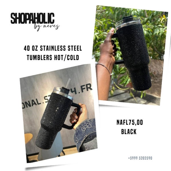 40 oz Cup Bling • Black