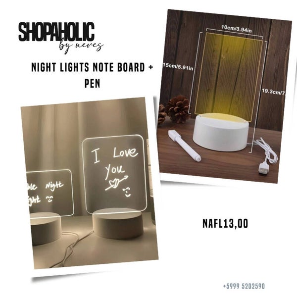 Night Lights Note Board + Pen