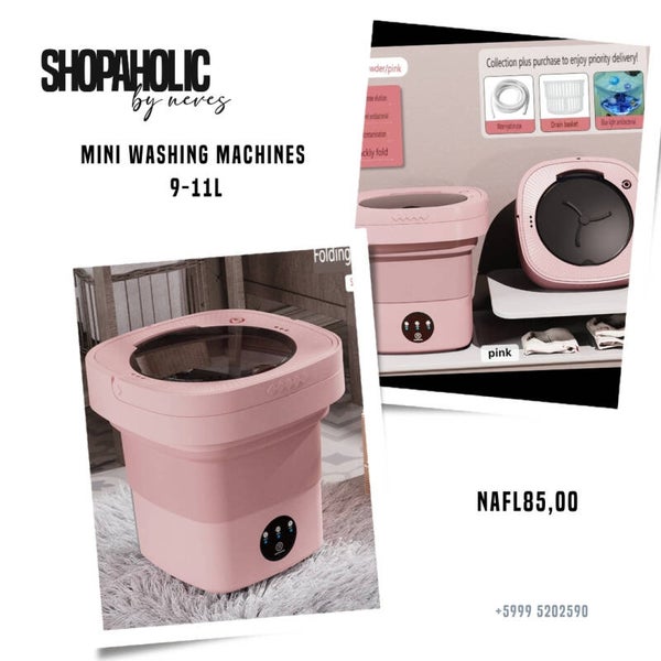 Mini foldable washing machine - Pink
