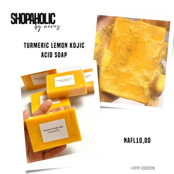 TURMERIC LEMON KOJIC ACID SOAP
