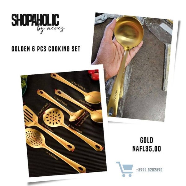GOLDEN 6 PCS COOKING SET