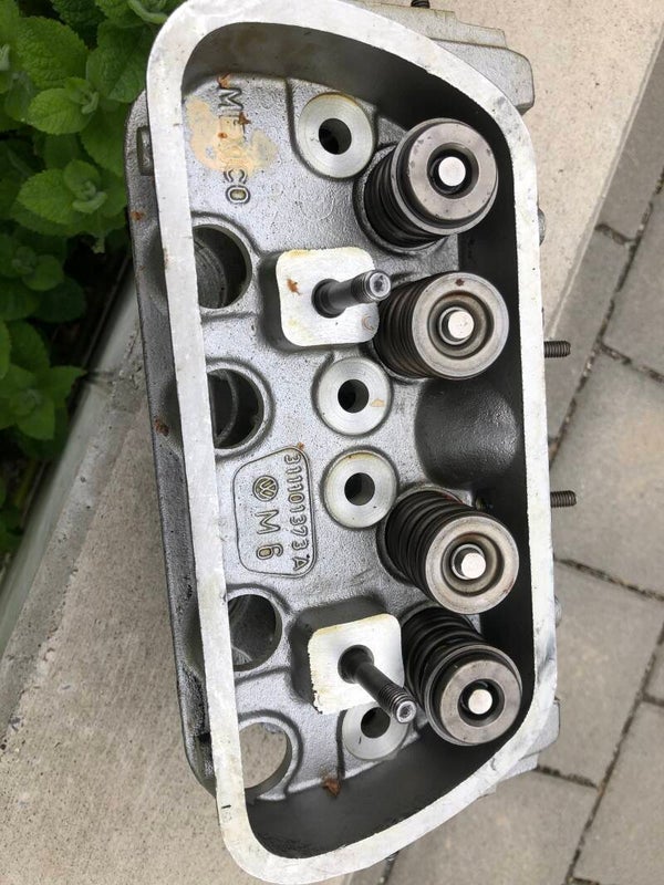 Zylinderkopf Einkanal Bleifrei komplett inkl. Ventilen