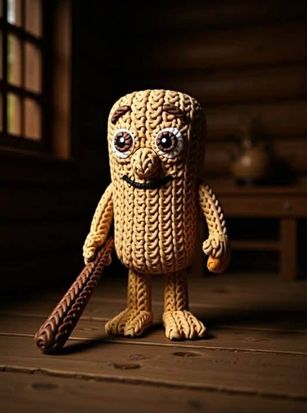 Tung Tung Tung Sahar - Knitted look