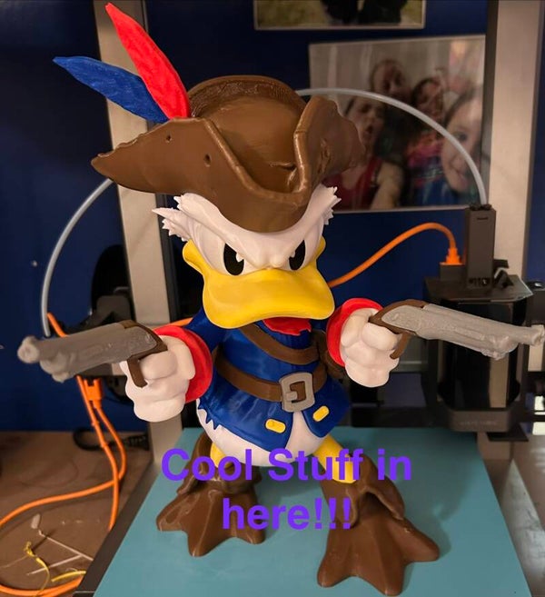 Donald Duck as Jack Sparrow