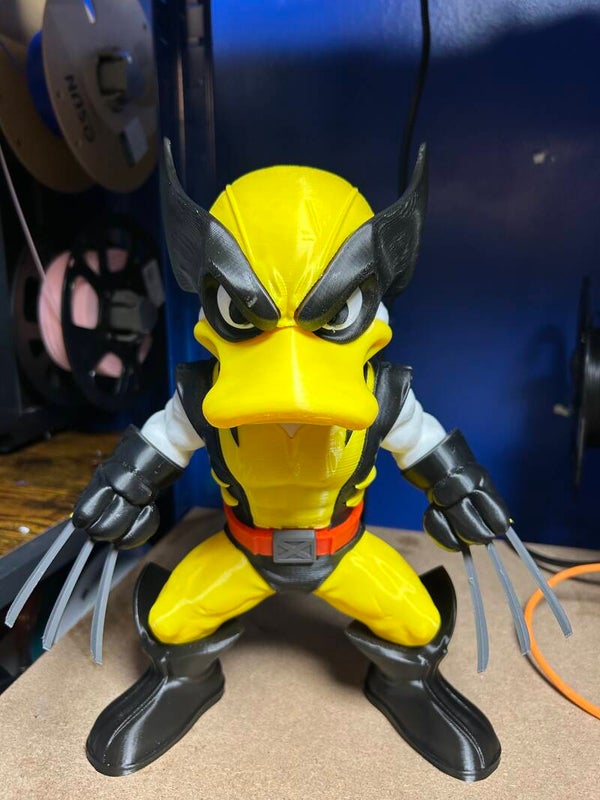 Donald Duck as Wolverine