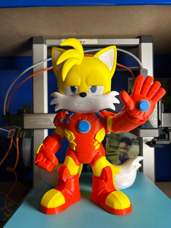 Tails as Iron Man
