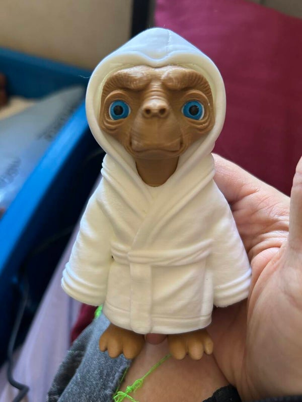 E.T. In a robe