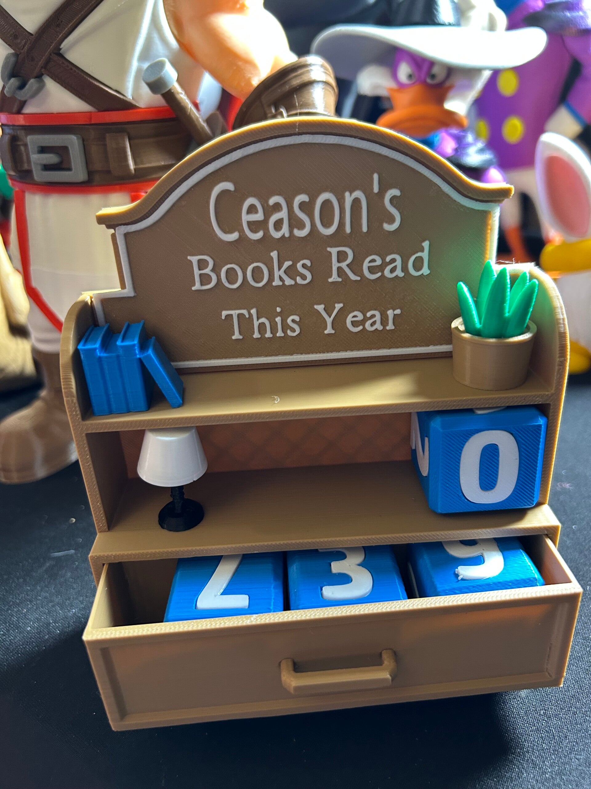 Customize book reading shelf