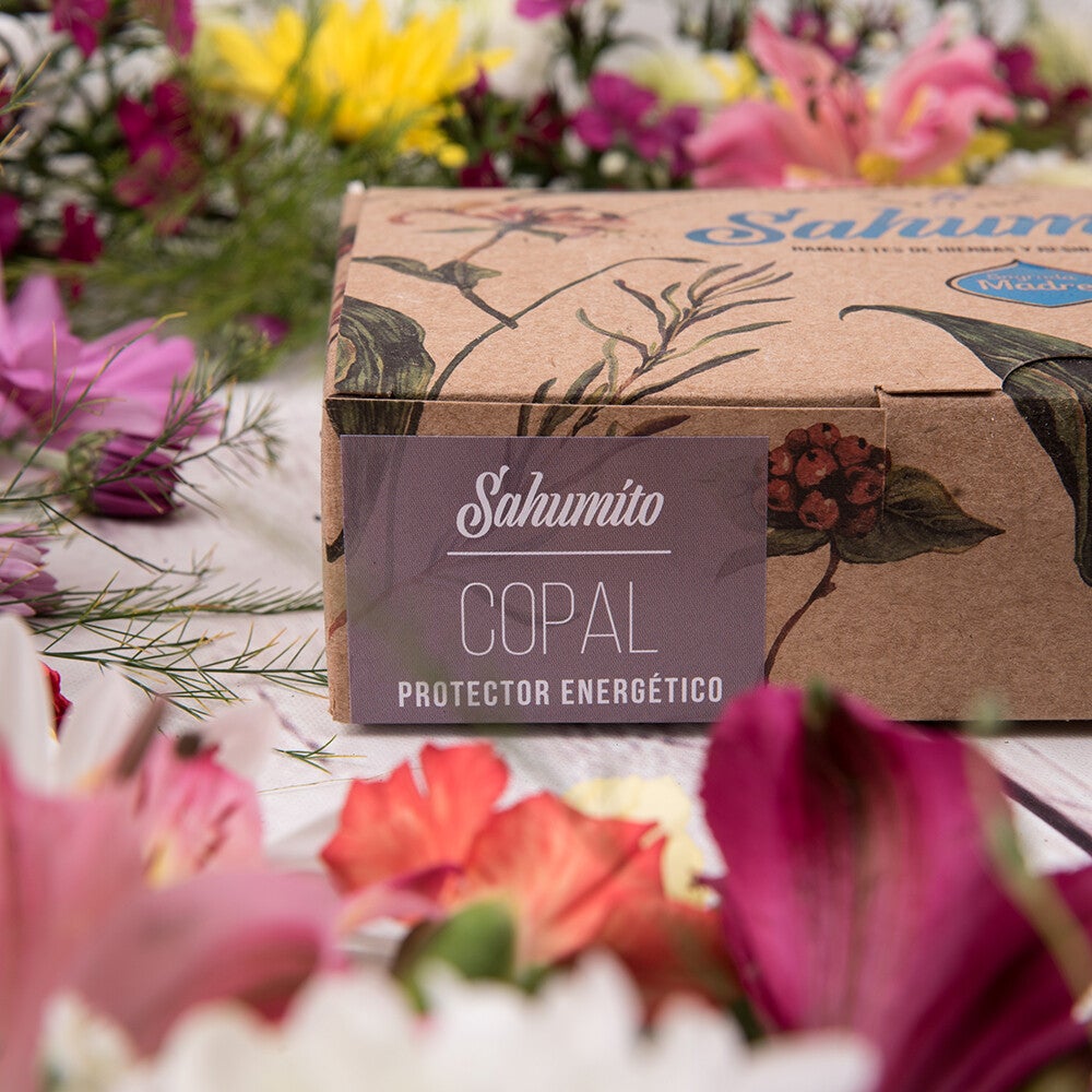Smudgestick met Copal. Display-doosje vijf stuks.
