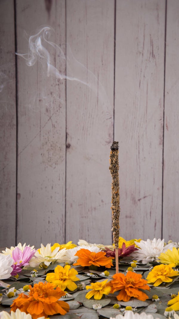 Wierook met Calendula en Kamille