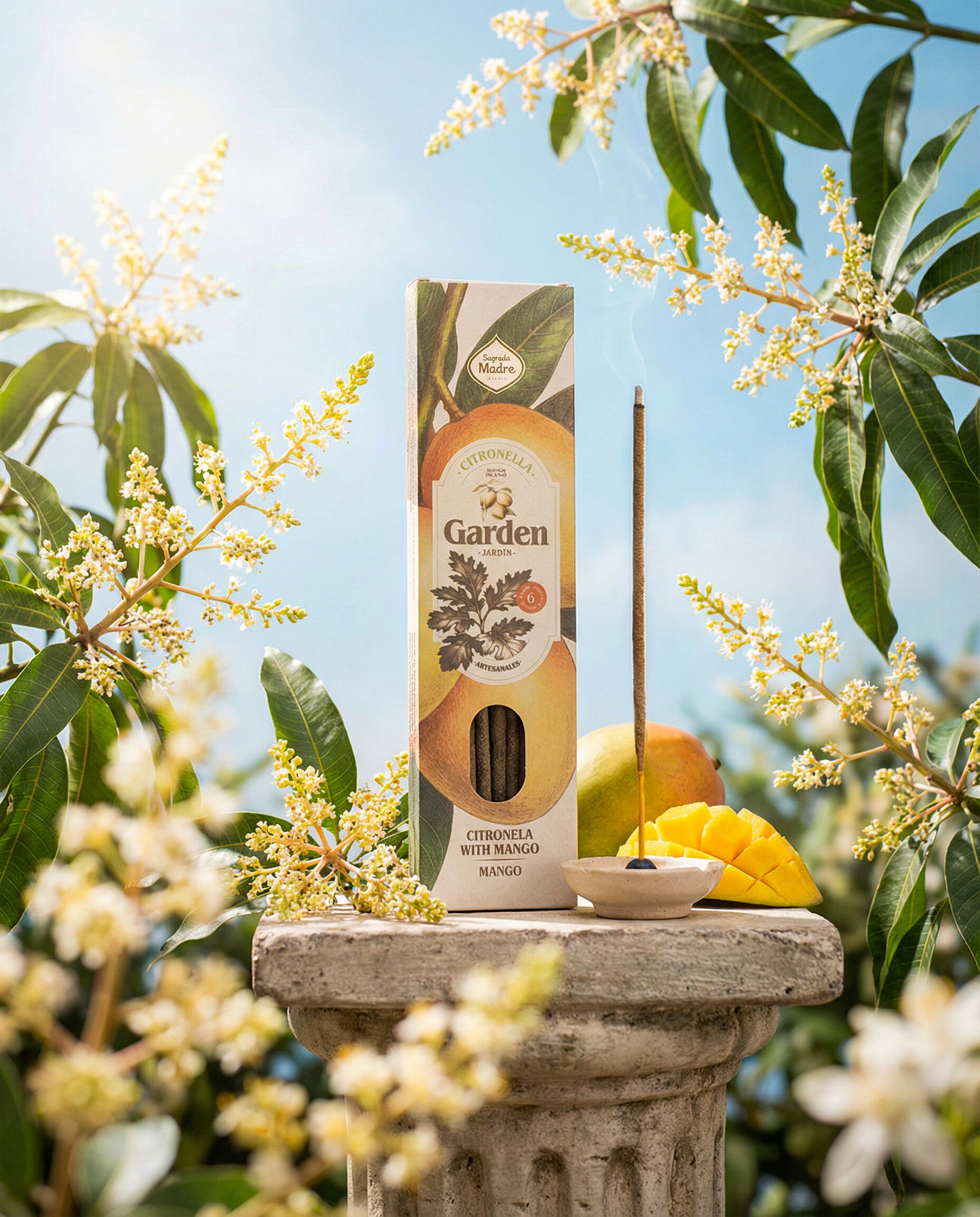 Wierook ‘Garden’. Citronella met Mango