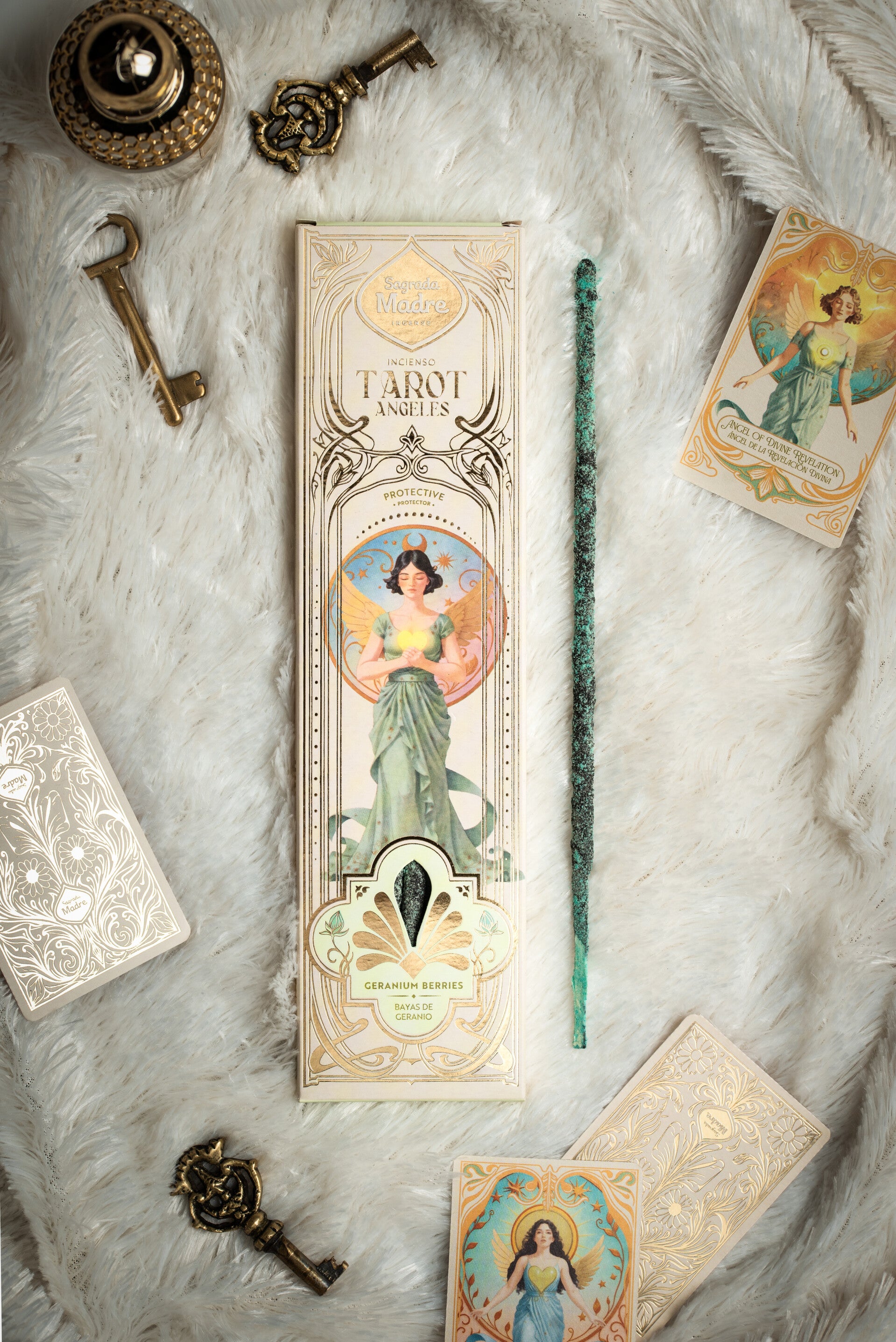 Tarot Engelen ‘Wijsheid’ Geraniumbesjes