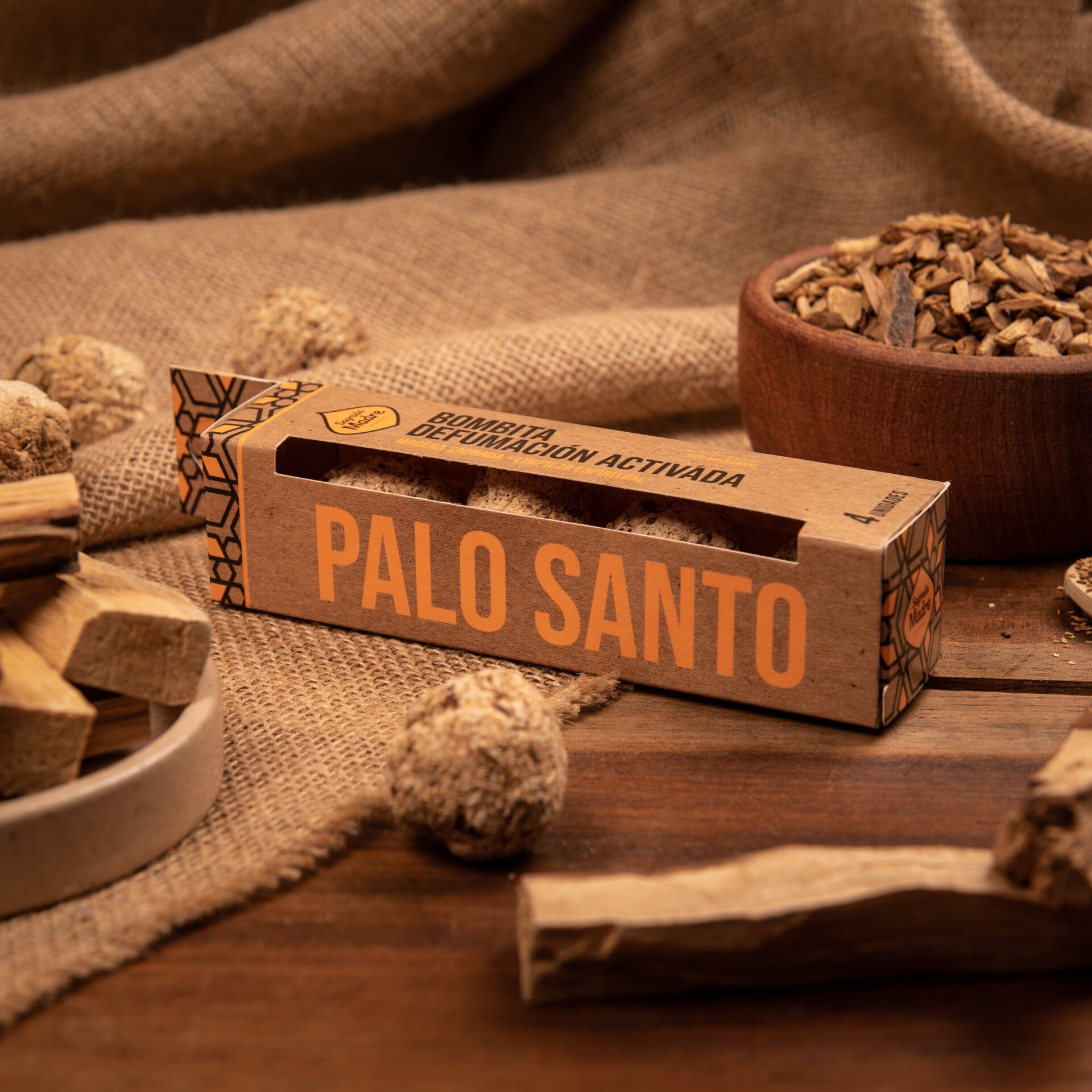 Smudgebommen X4  Palo Santo