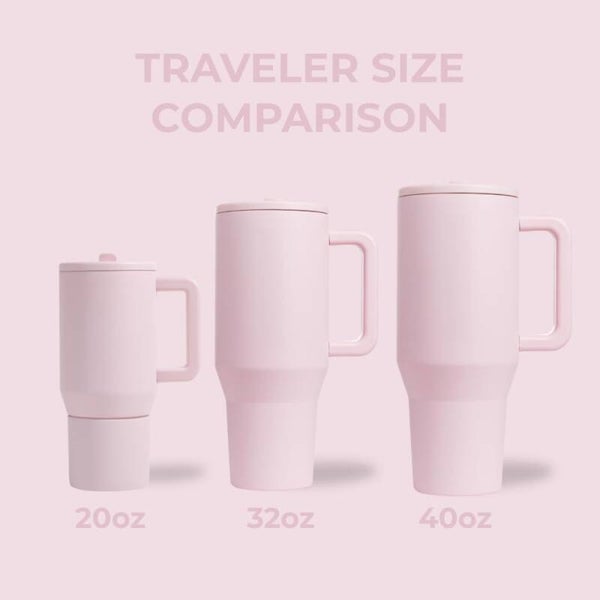 HydroJug Traveler 32oz Insulated Tumbler with Handle & Straw