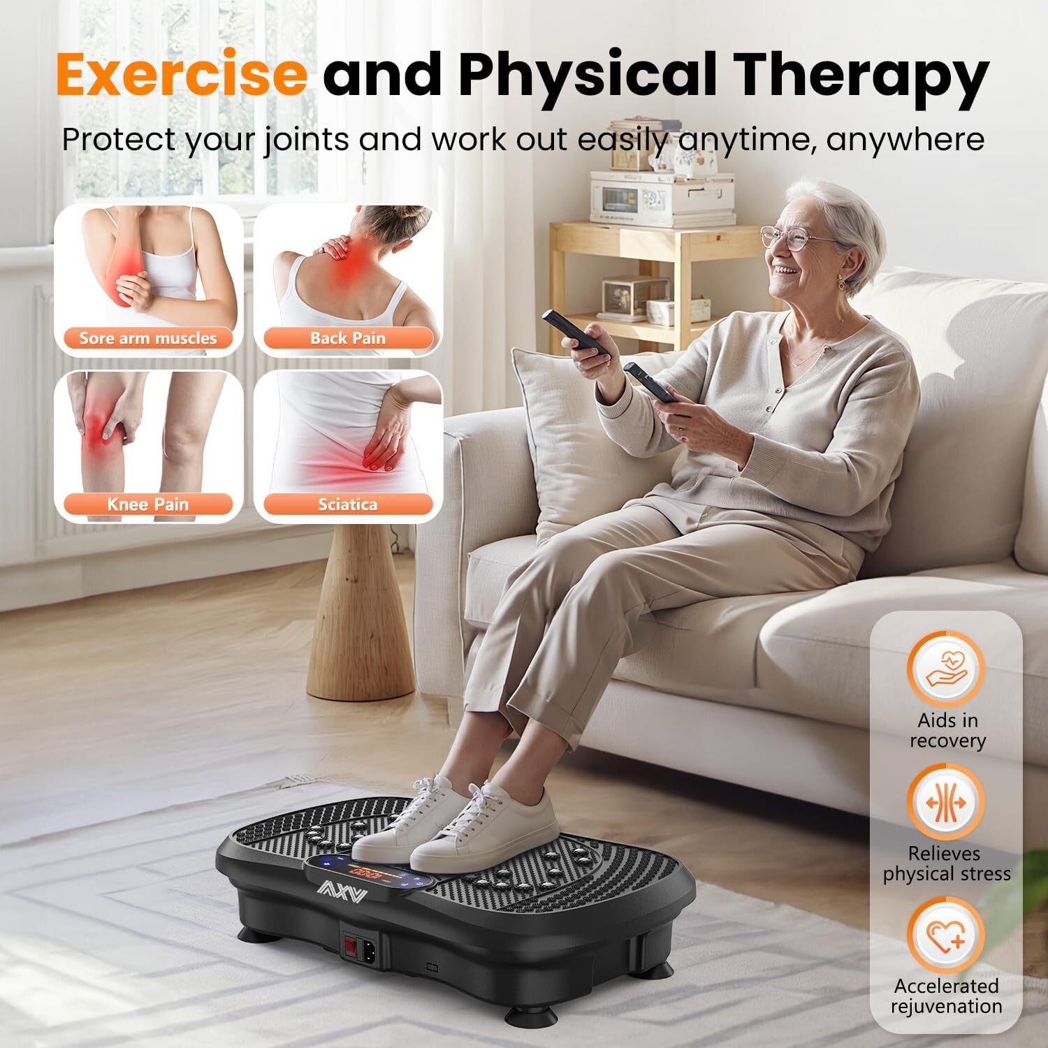 Vibration Plate Fitness Platform Exercise