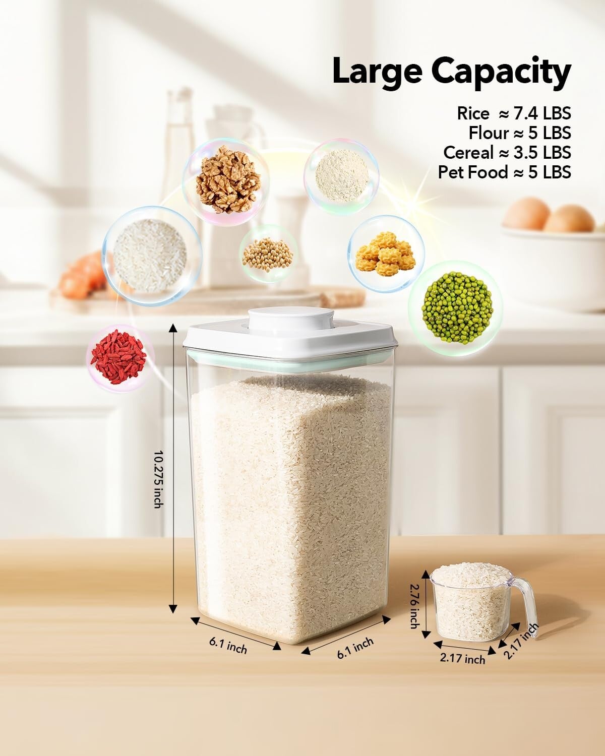 airtight food-storage containers