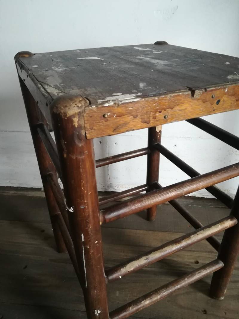 Kruk industrieel verf geleefd