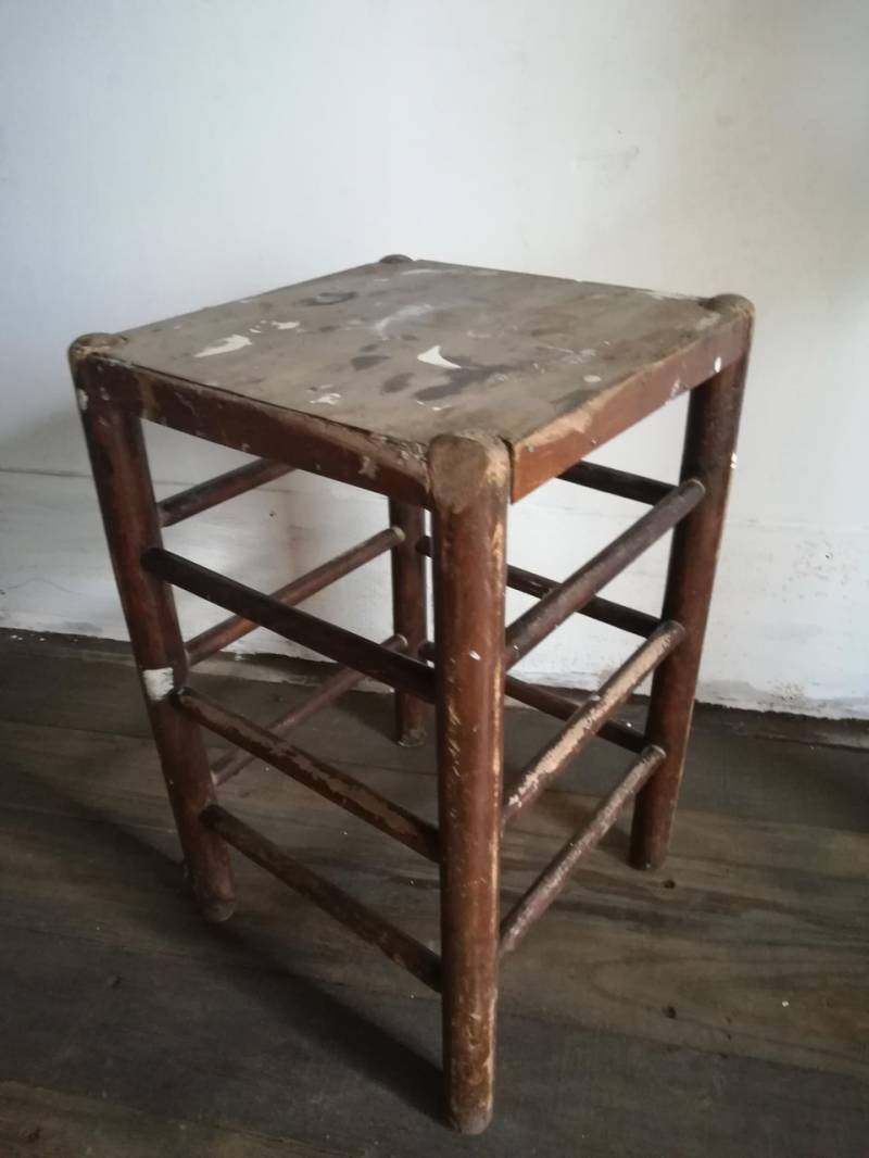 Kruk industrieel verf geleefd