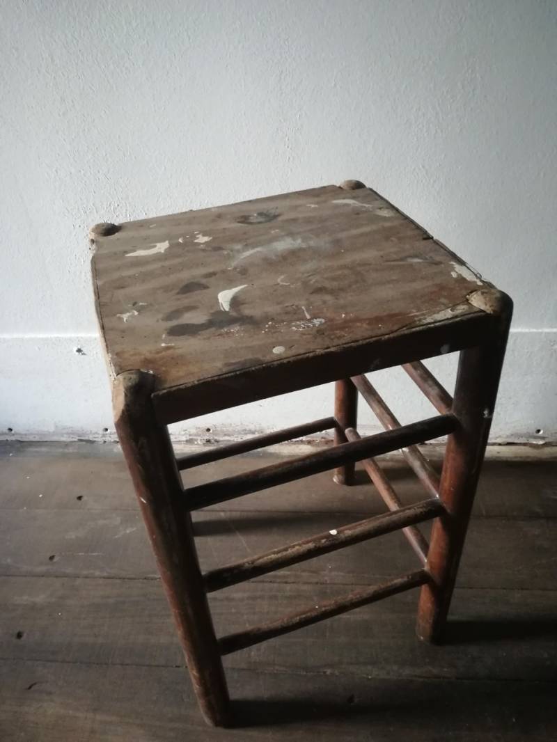 Kruk industrieel verf geleefd