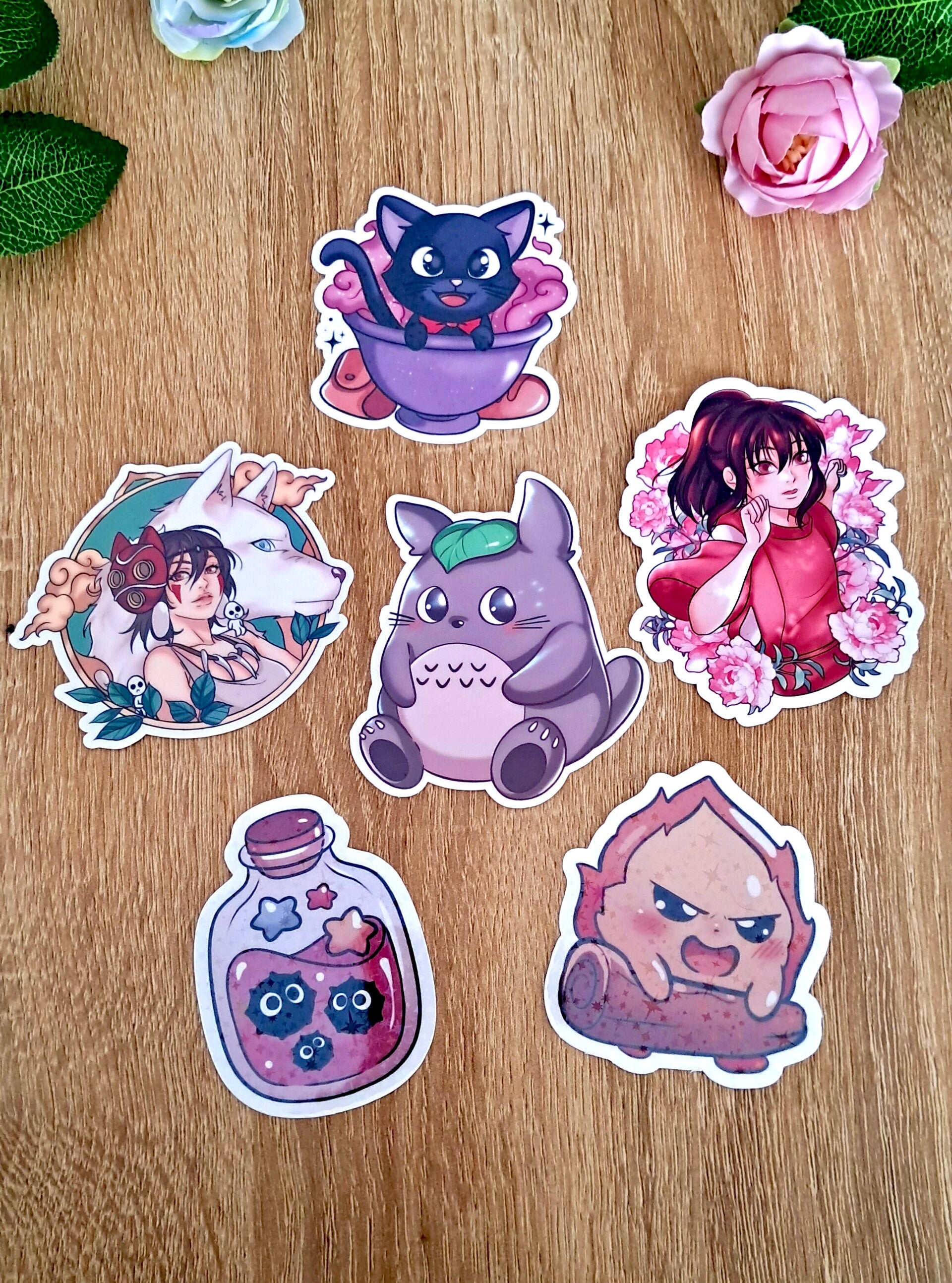 pack stickers Ghibli