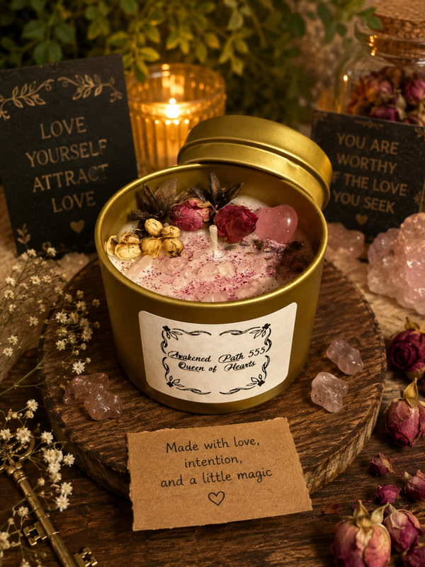 QUEEN OF HEARTS CANDLE