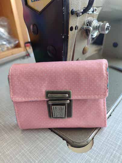 Kleine Geldbörse Rosa Punkt