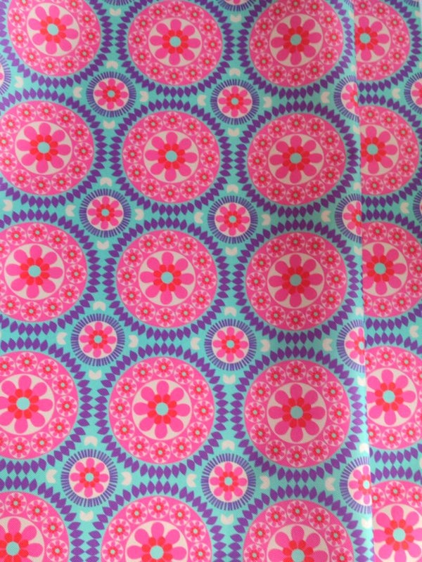 Outdoorstoff Mandalas Rosa Mint