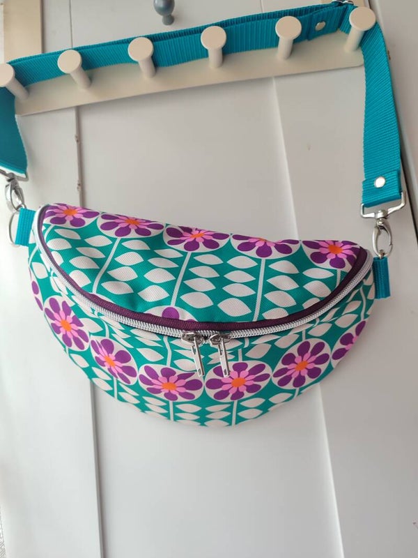 Bauchtasche Tapete Petrol