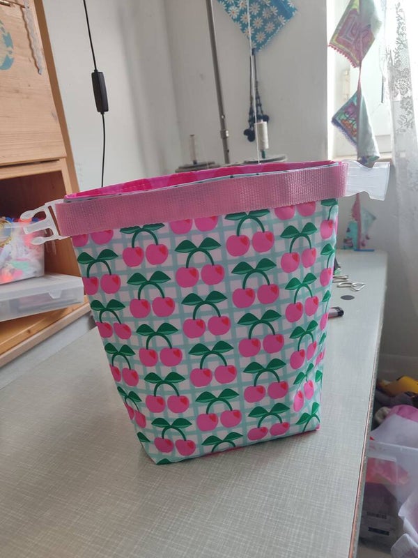 Multifunktions Tasche Kirsche kariert