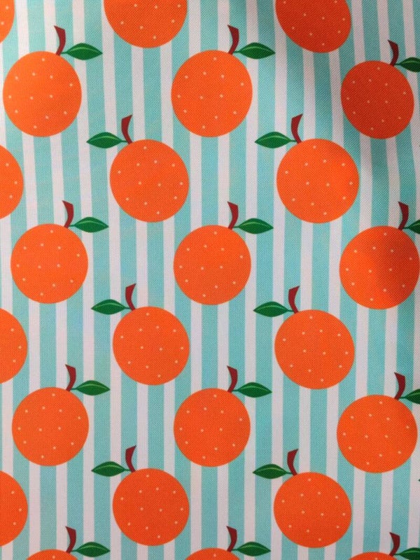 Outdoorstoff 🍊 Orange klein
