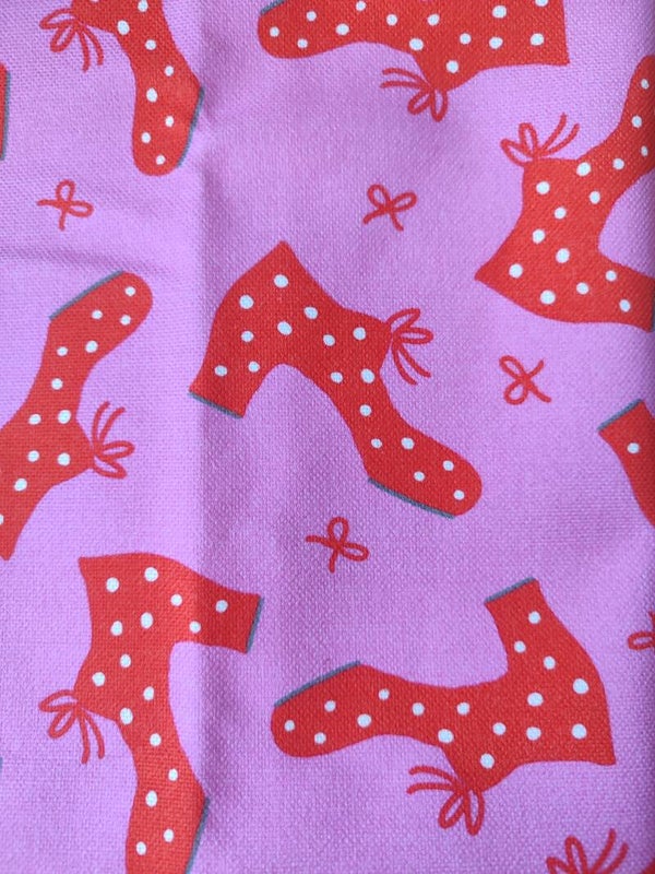 Canvas  Zapatos Rosa Reststück (C008)