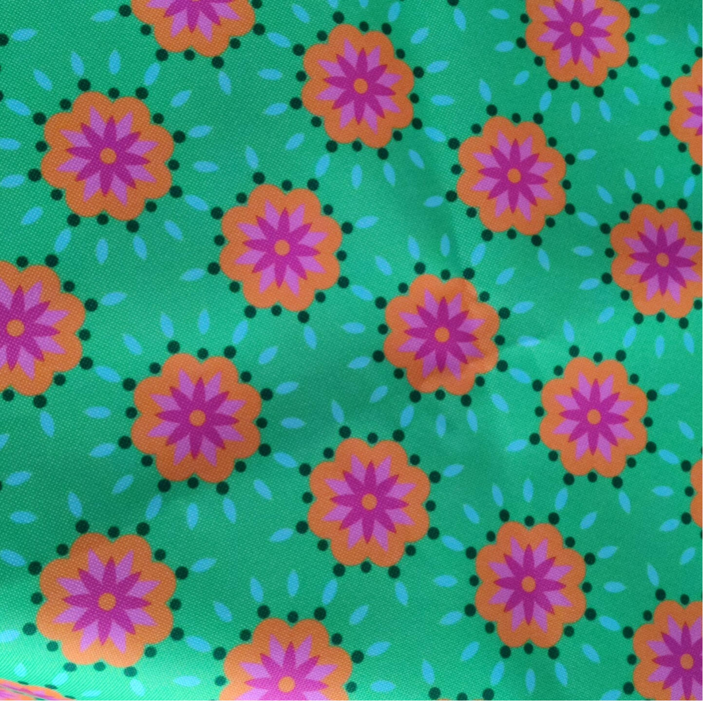 Outdoorstoff Shiny grün