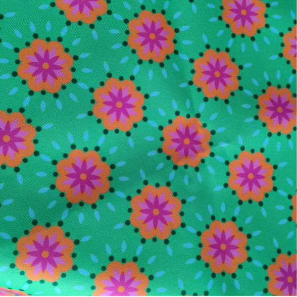 Outdoorstoff Shiny grün