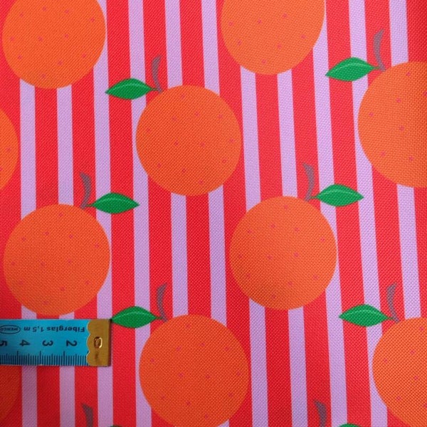 Outdoorstoff Orange rosa klein