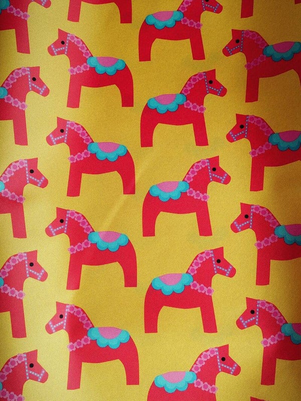 Outdoorstoff Pony gelb groß