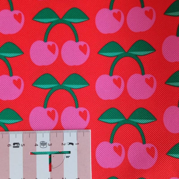 Outdoorstoff 🍒 Kirsche Rot