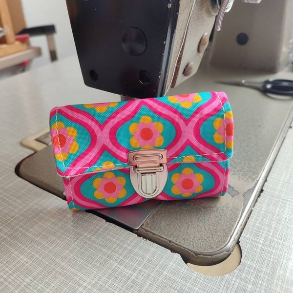 Mini-Geldbörse Fliese bunt