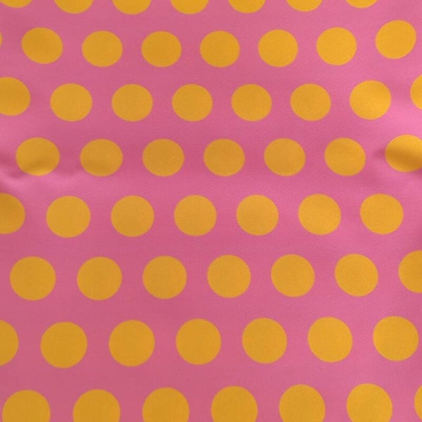 Outdoorstoff Dots Rosagelb