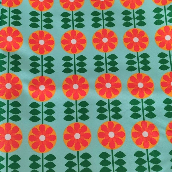 Outdoorstoff Tapete bunt