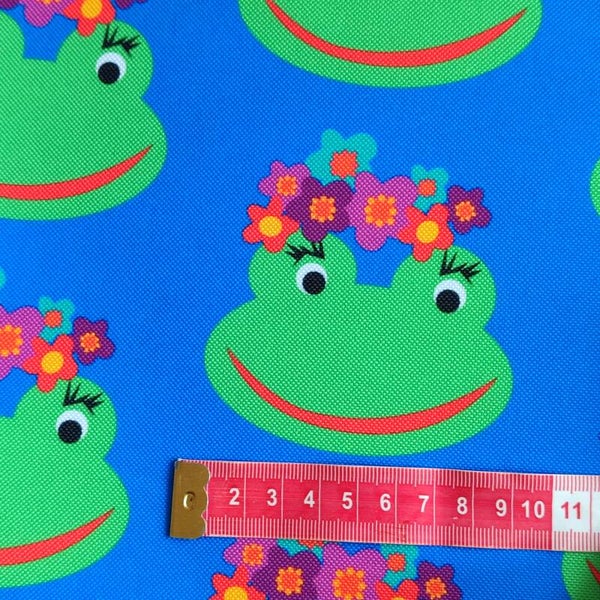 Outdoorstoff Frosch 🐸 blau