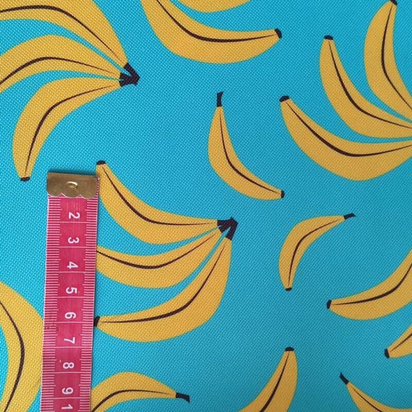 Outdoorstoff Banana blau