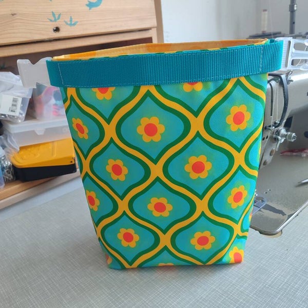 Multifunktions Tasche Fliese grüngelb