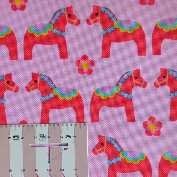 Outdoorstoff Pony rosa