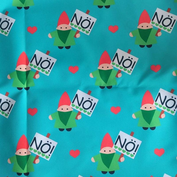 Einzelstück Outdoorstoff Zwerg Nö solo