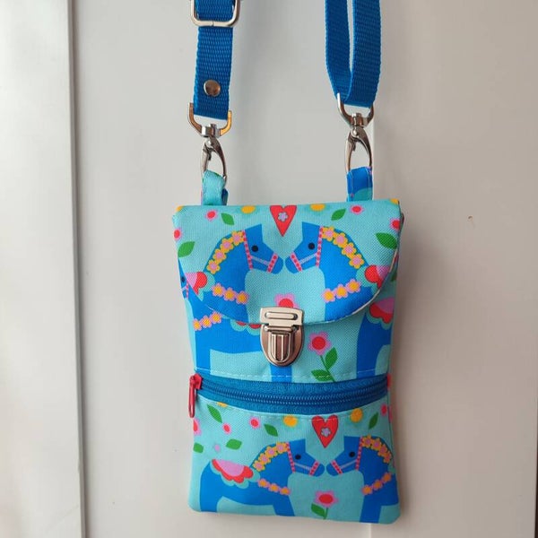 Handytasche Pony blau