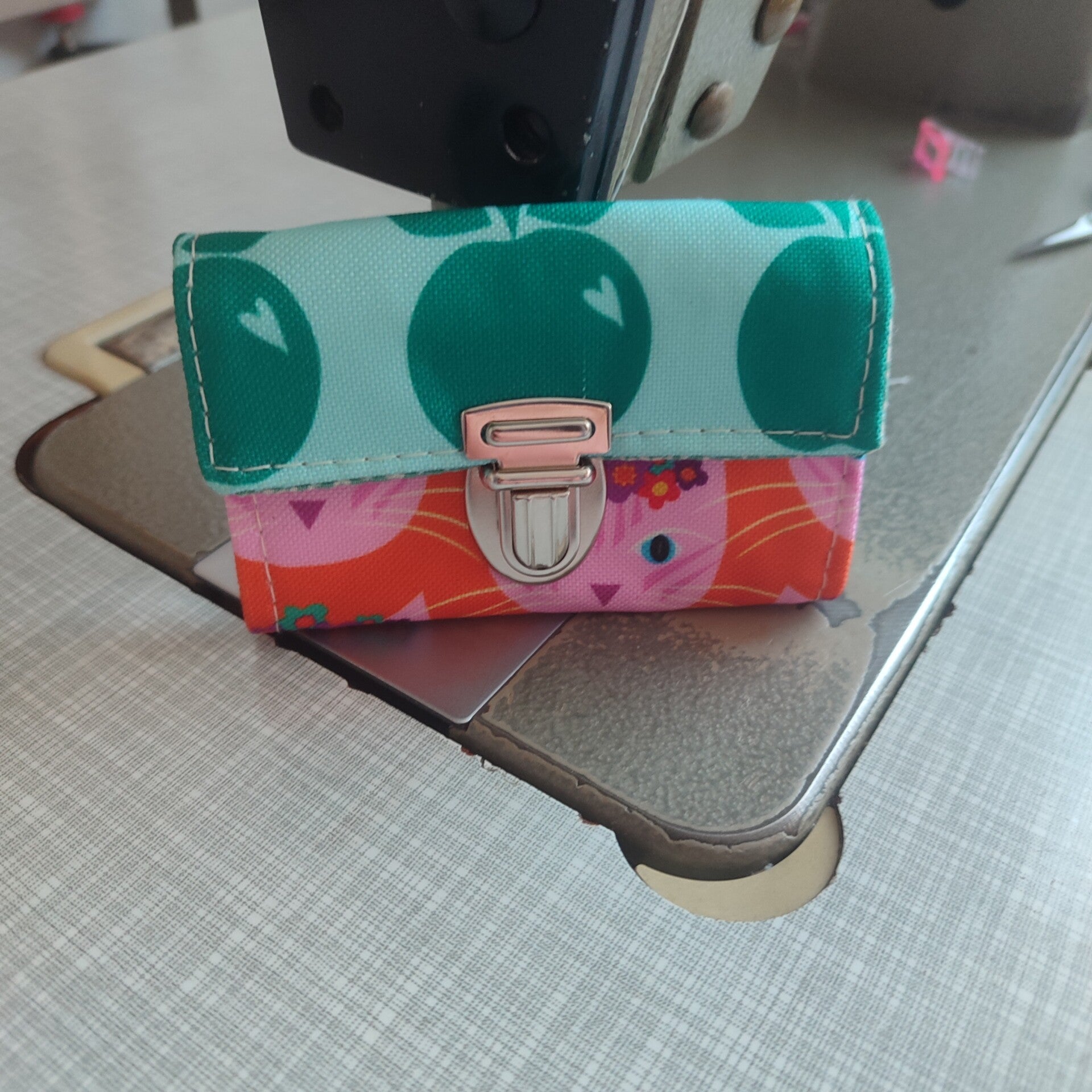 Mini-Geldbörse Patch Apfel